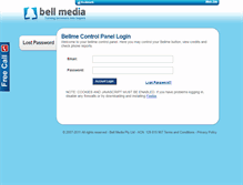 Tablet Screenshot of bellme.bellmedia.com